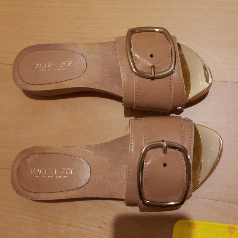 Rachel zoe tan sandles